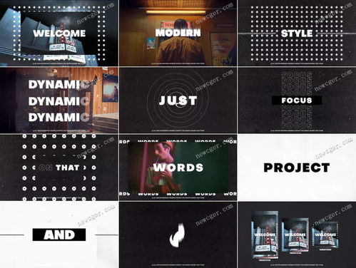 現代圖文卡點節奏 如何用AE模板打造吸睛開場